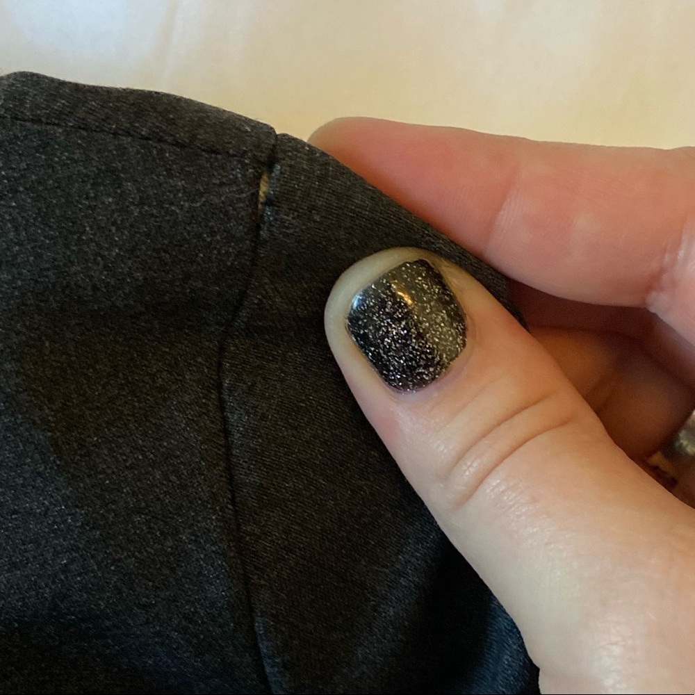 Theory Charcoal One Button Stretch Blazer - image 6